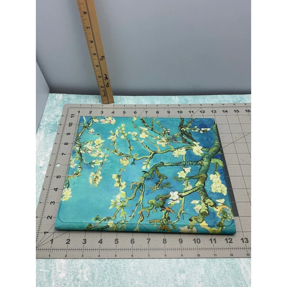 Wazzasoft iPad‎ Pro 13 M4 Case with Keyboard Van Gogh Almond Blossoms Art Folio